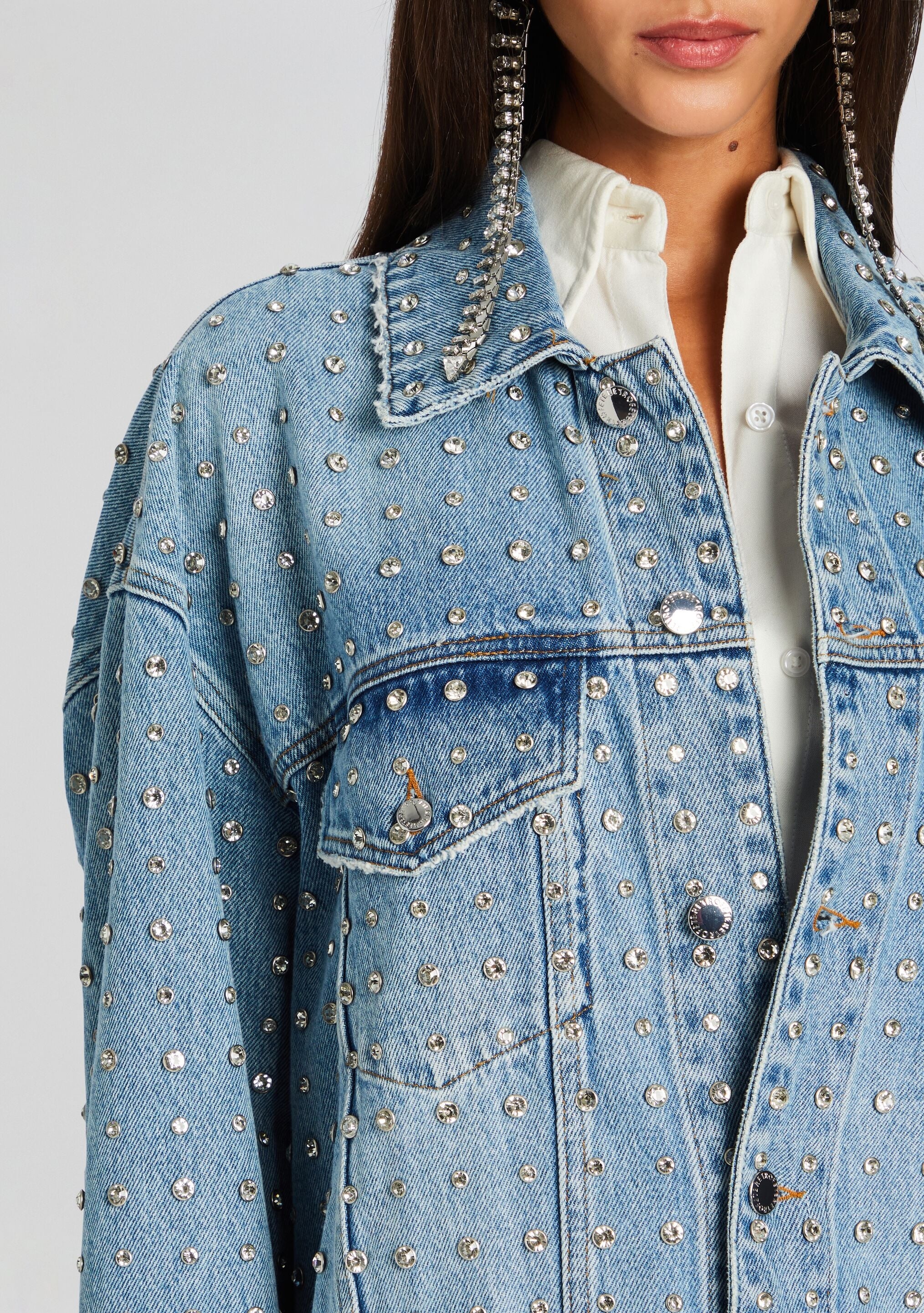 ACE EMBELLISHED DENIM JACKET - 2