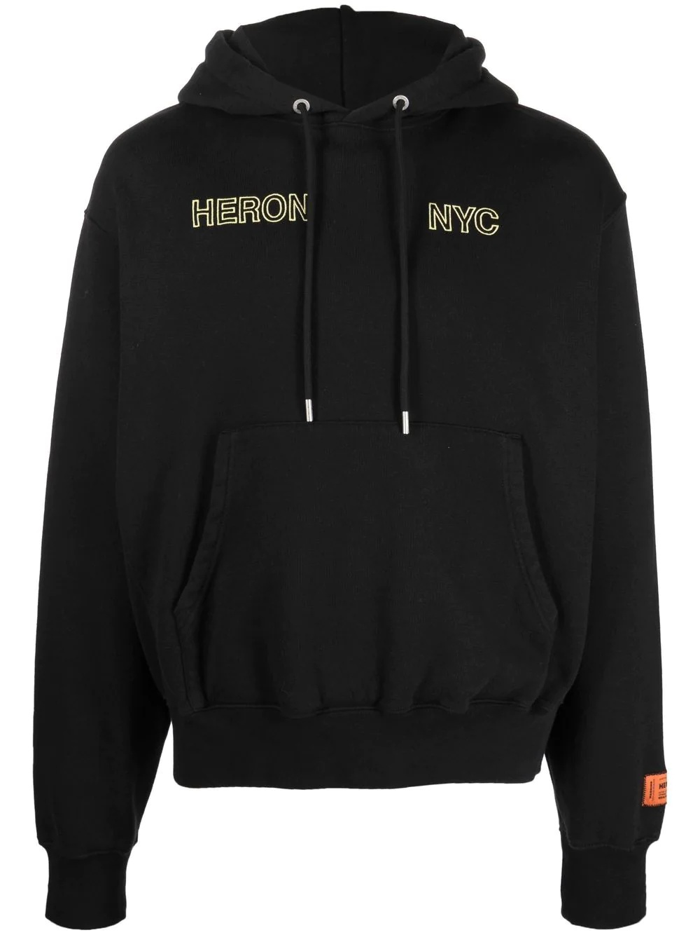 graphic-print logo hoodie - 1