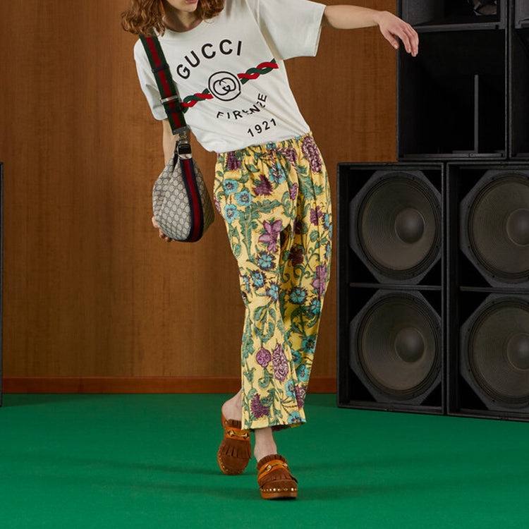 Gucci Firenze Print Tee 'White' 616036-XJD7T-9095 - 4