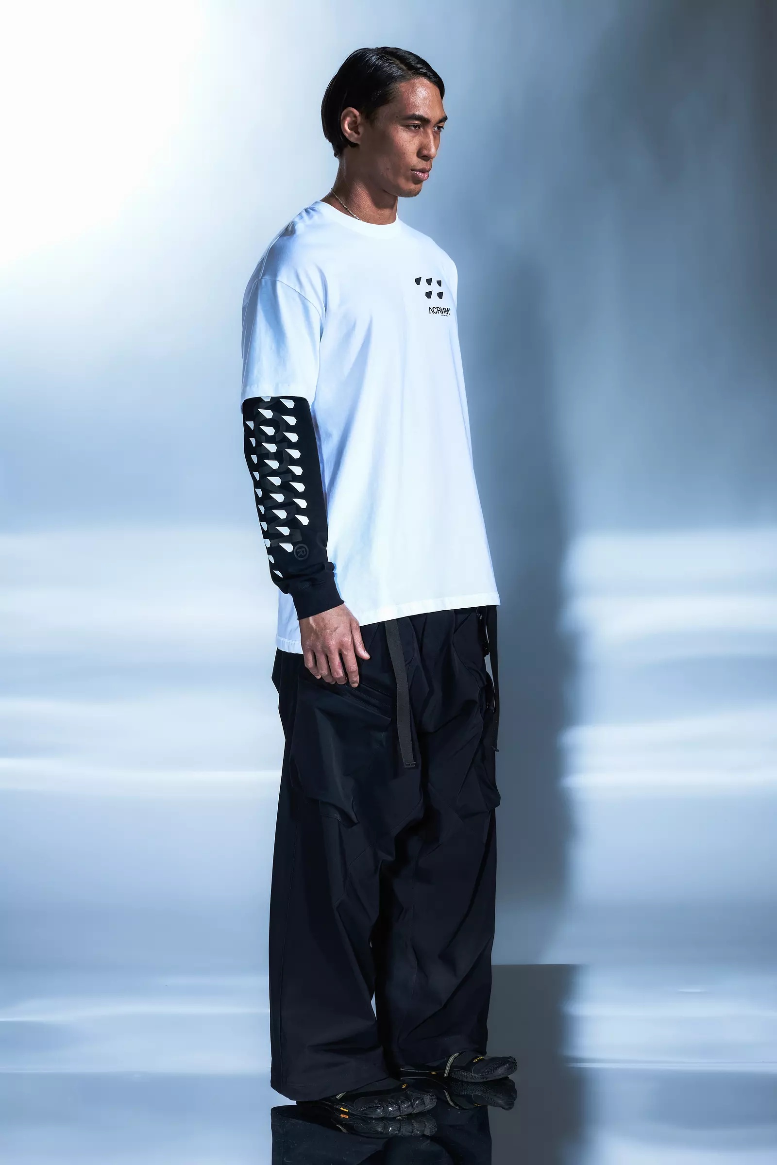 S29-PR-D 100% Cotton Long Sleeve T-shirt Black - 17