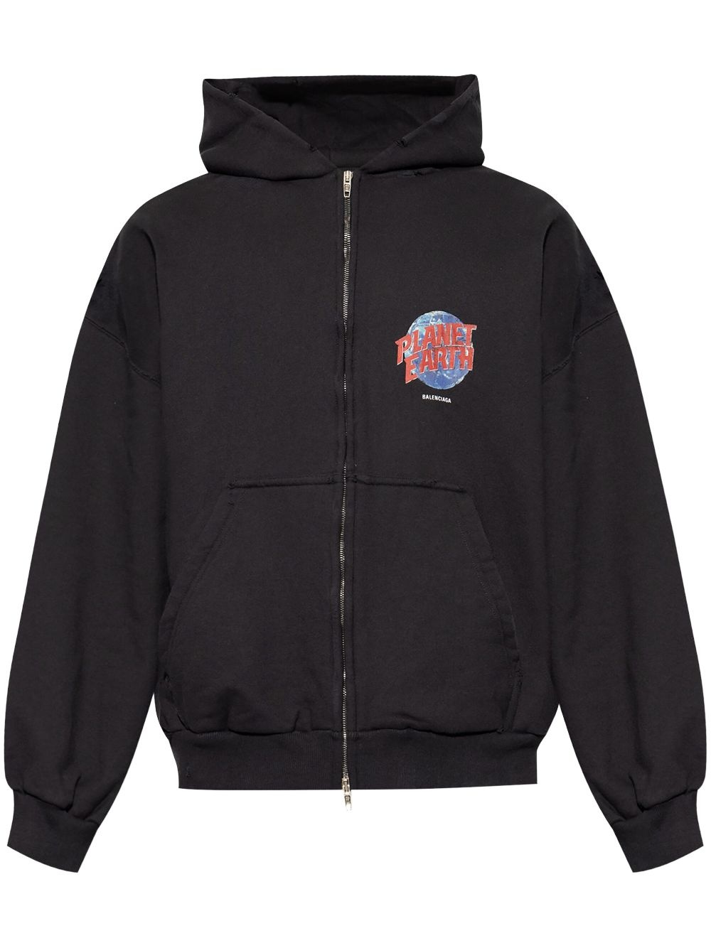 BALENCIAGA Planet Earth hoodie | farfetch | REVERSIBLE