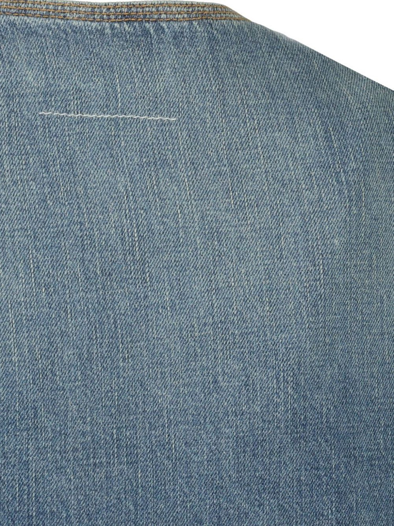 v-neck denim mini dress 4