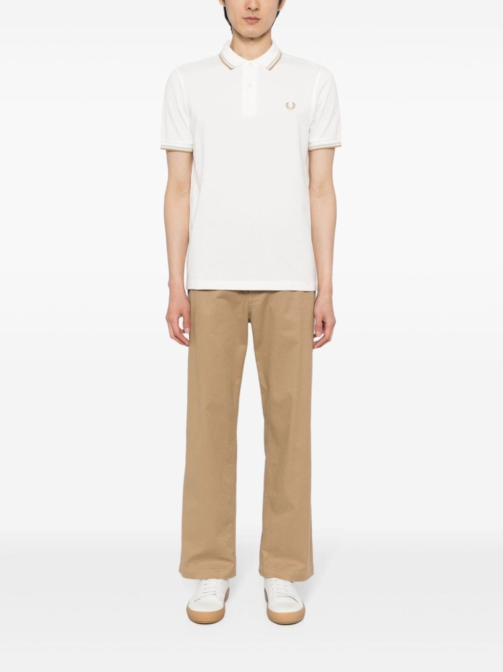Laurel Wreath-embroidered polo shirt - 2