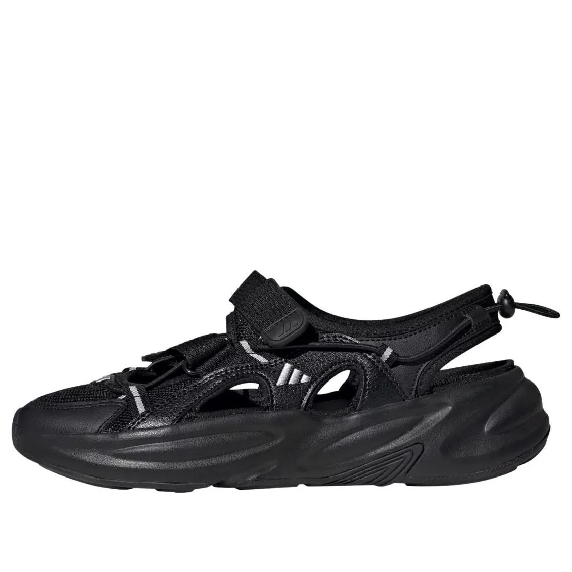 (WMNS) adidas Ozwave Sandals 'Black' JS4582 - 1