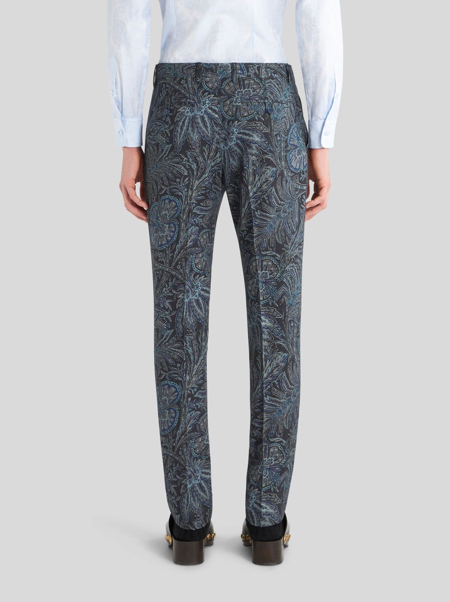 FLAT TROUSERS IN VIRGIN WOOL - 4