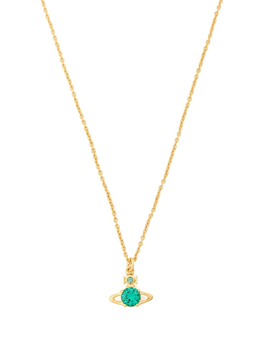 Reina orb-pendant necklace - 2