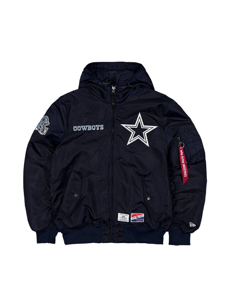 DALLAS COWBOYS X ALPHA X NEW ERA L-2B BOMBER JACKET 1