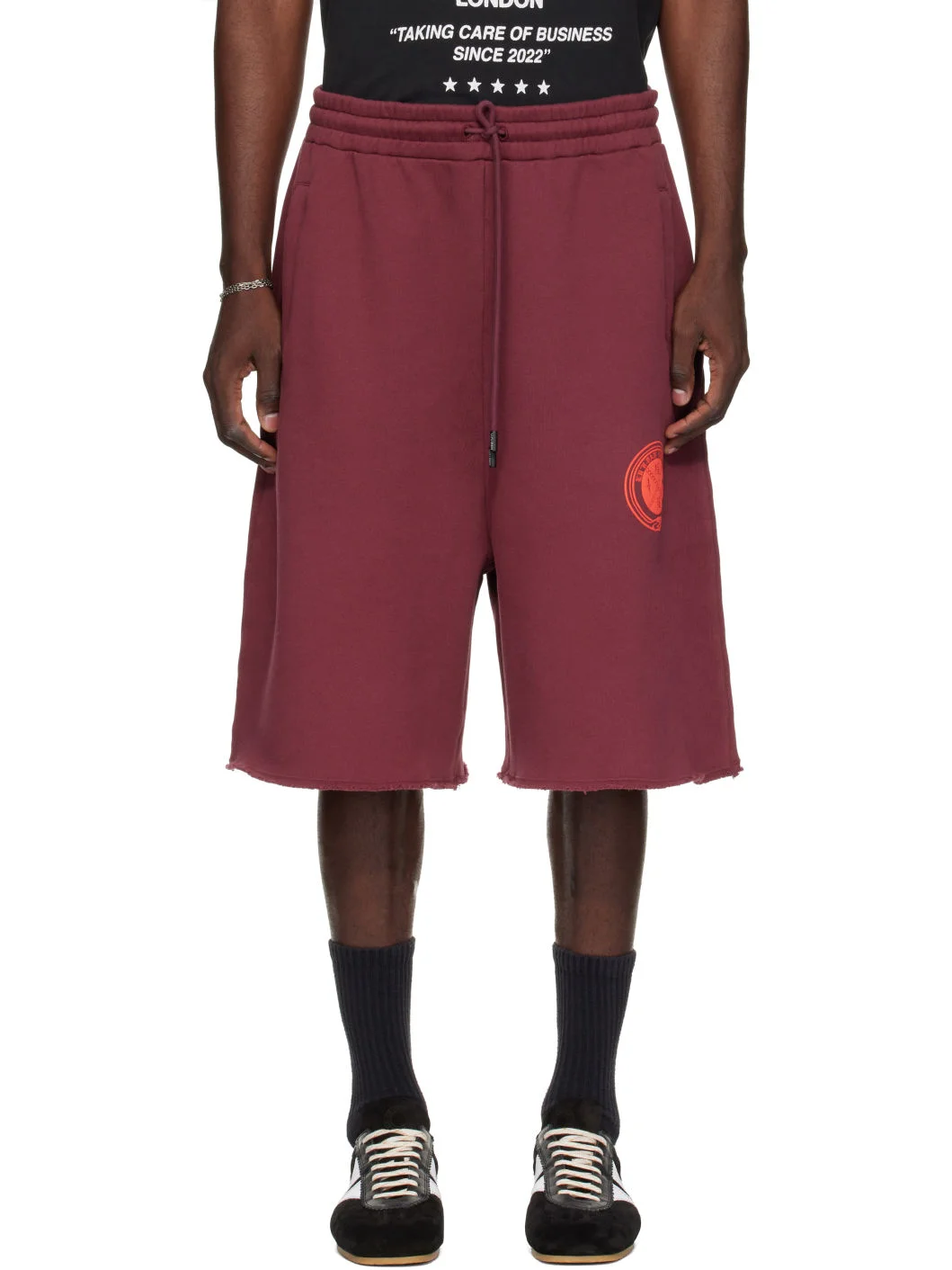 Burgundy Zoku Shorts - 1