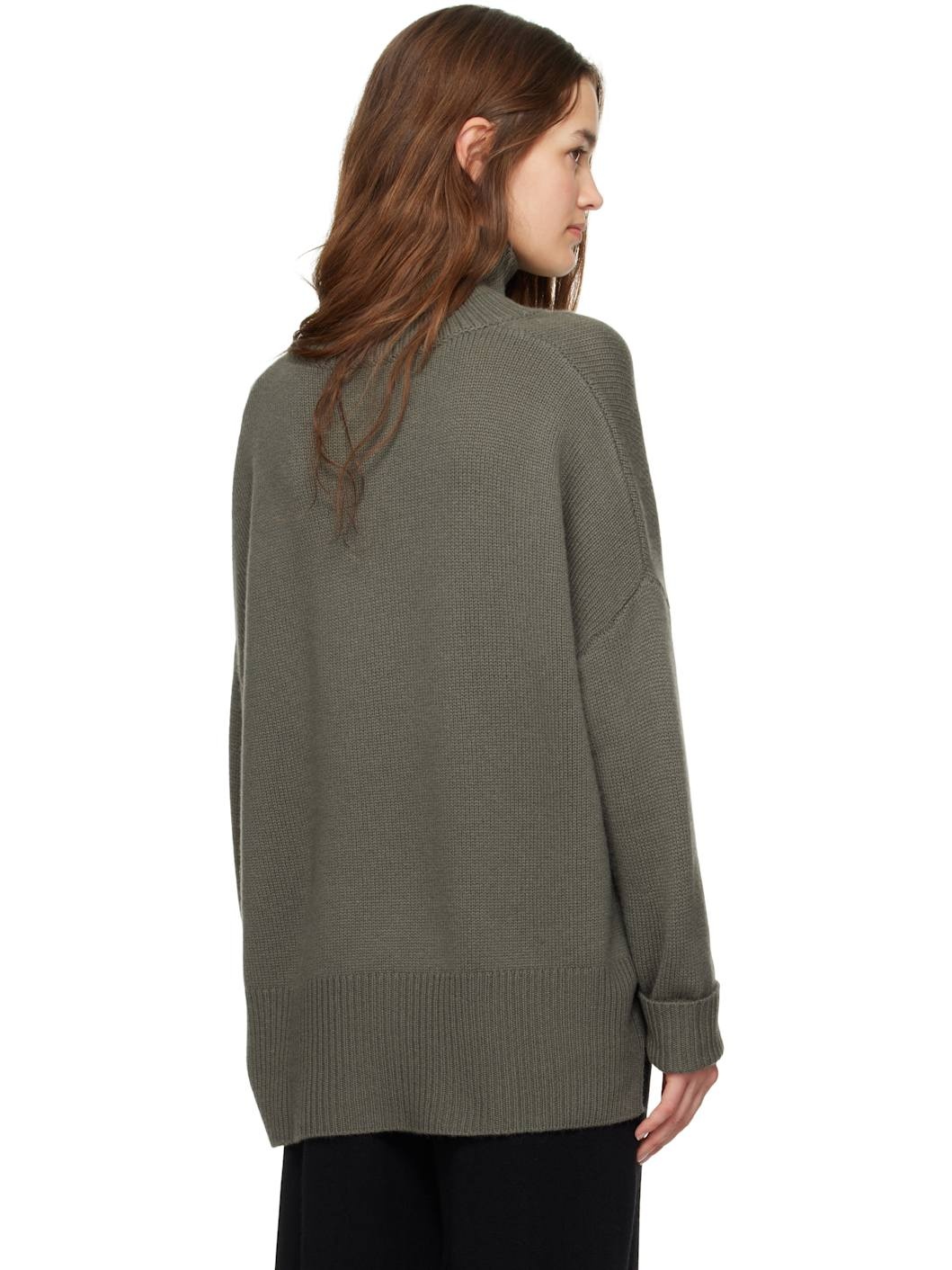 Khaki Heidi Turtleneck - 3