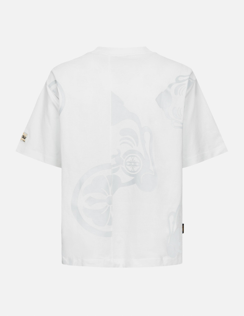 GODHEAD AND KAMON PRINT RELAX FIT T-SHIRT 2