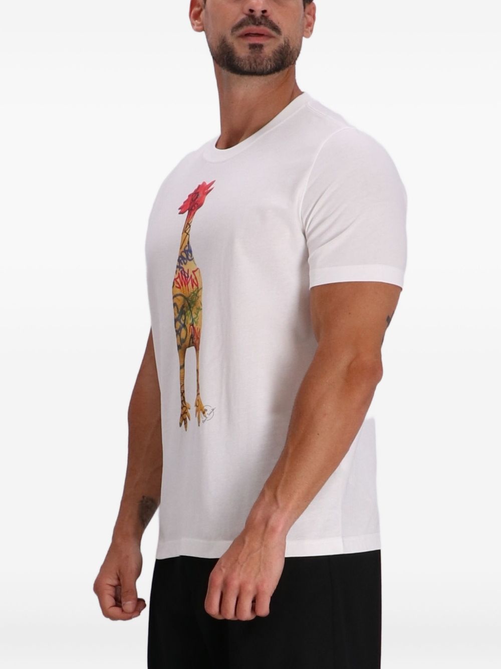 Rubber Chicken-print T-shirt - 3