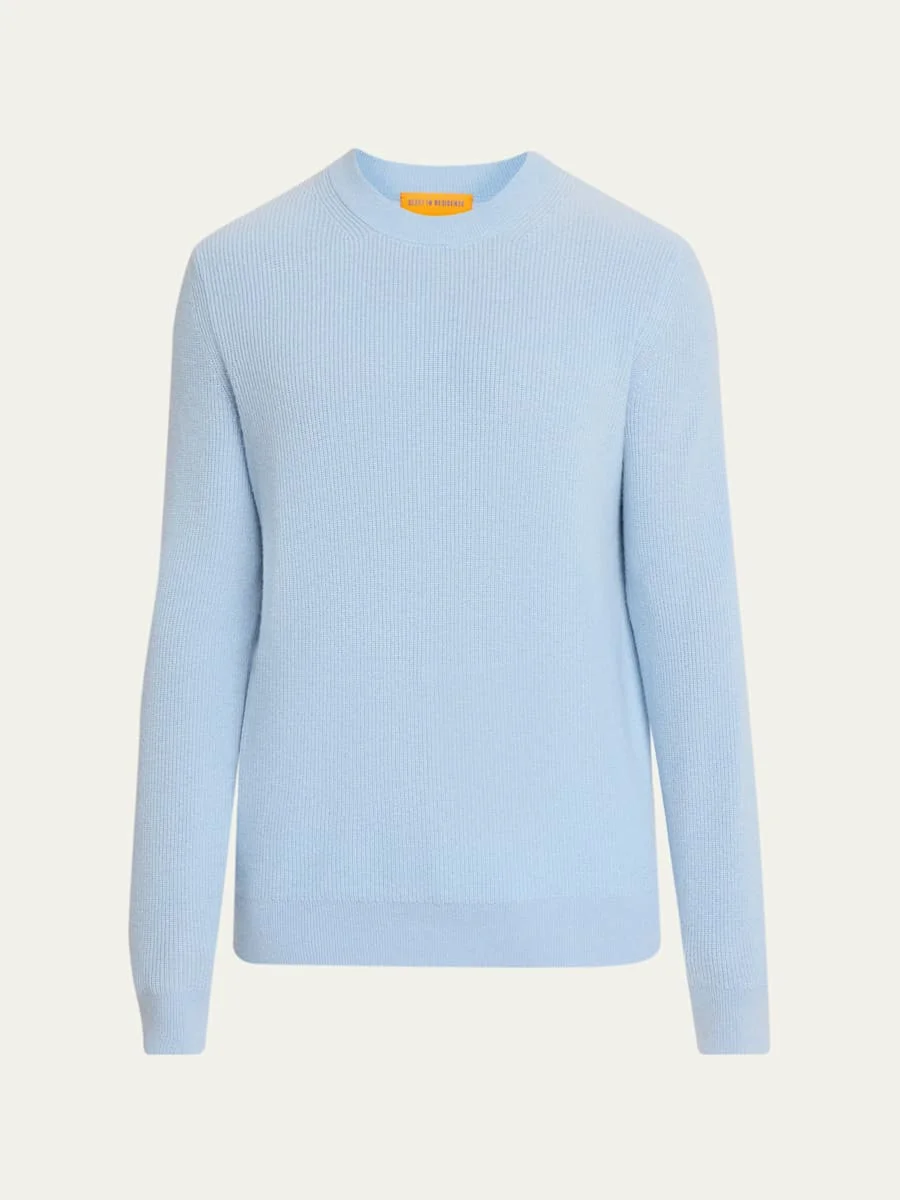 Men's Cashmerer Rib Allday Crew-Neck Shirt - 1