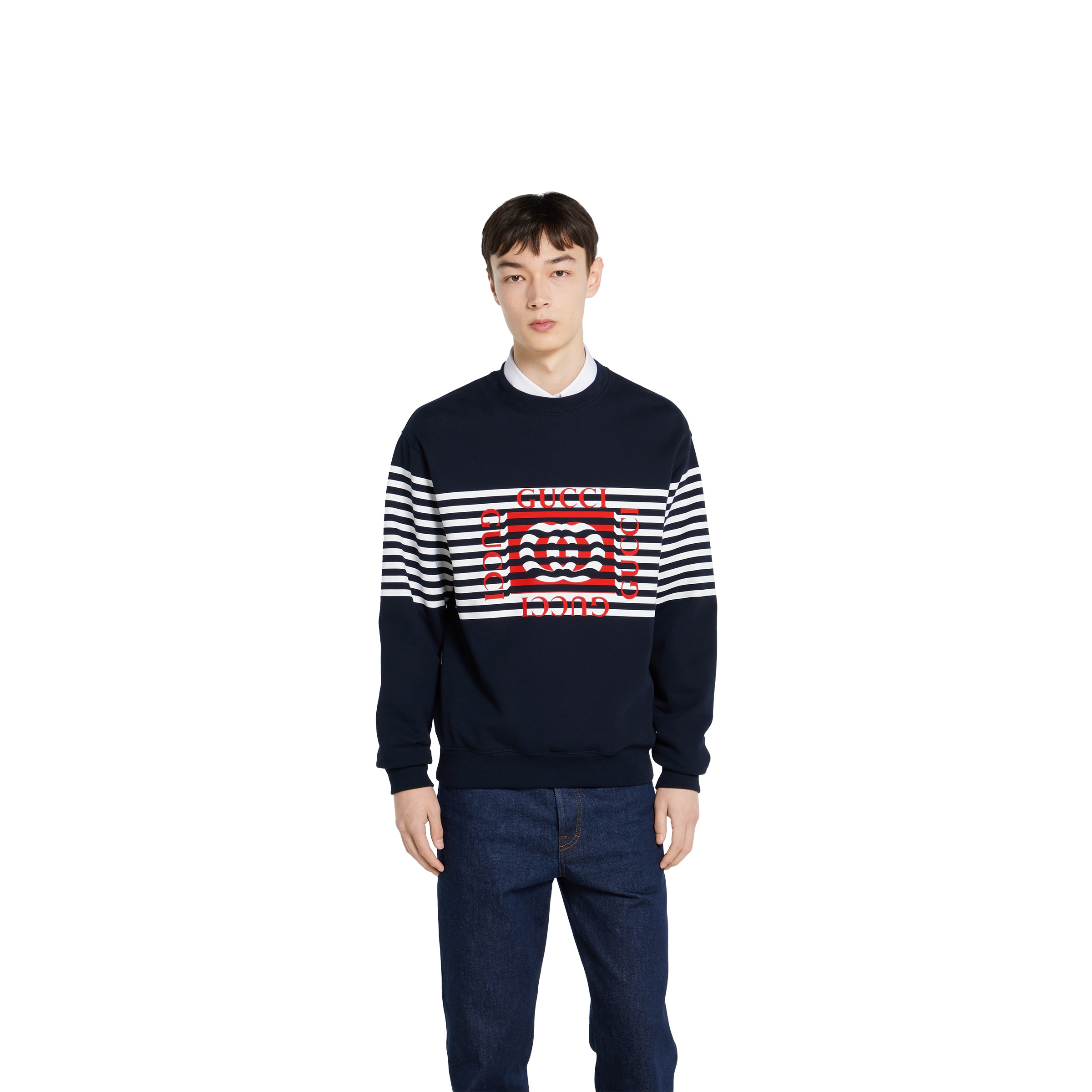 Printed cotton jersey sweatshirt - 3