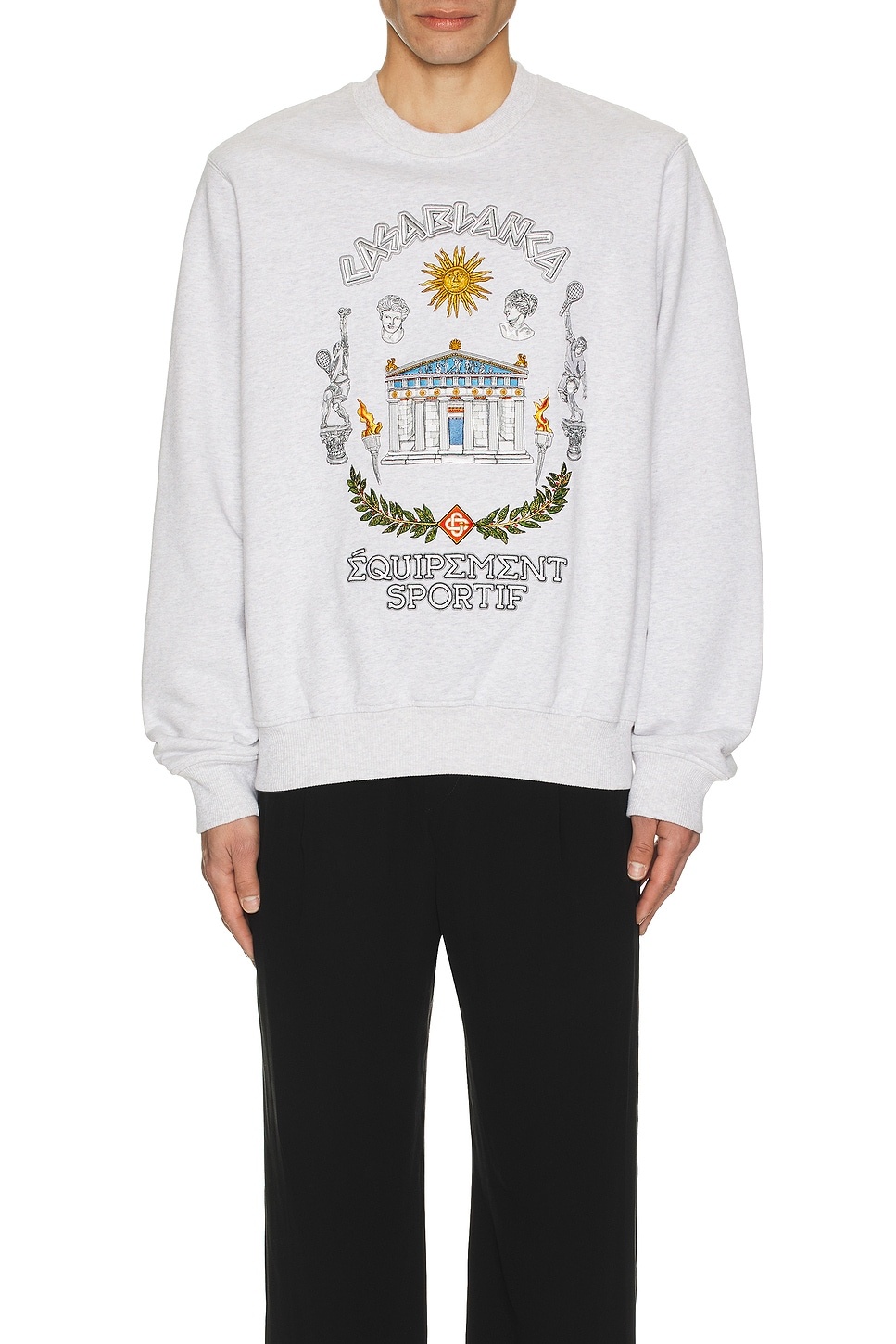Le Temple Du Sport Embroidered Sweatshirt - 4