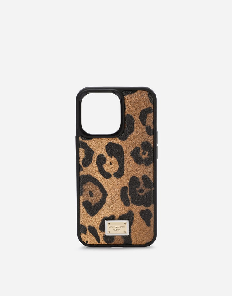Leopard-print Crespo iPhone 13 Pro cover - 1