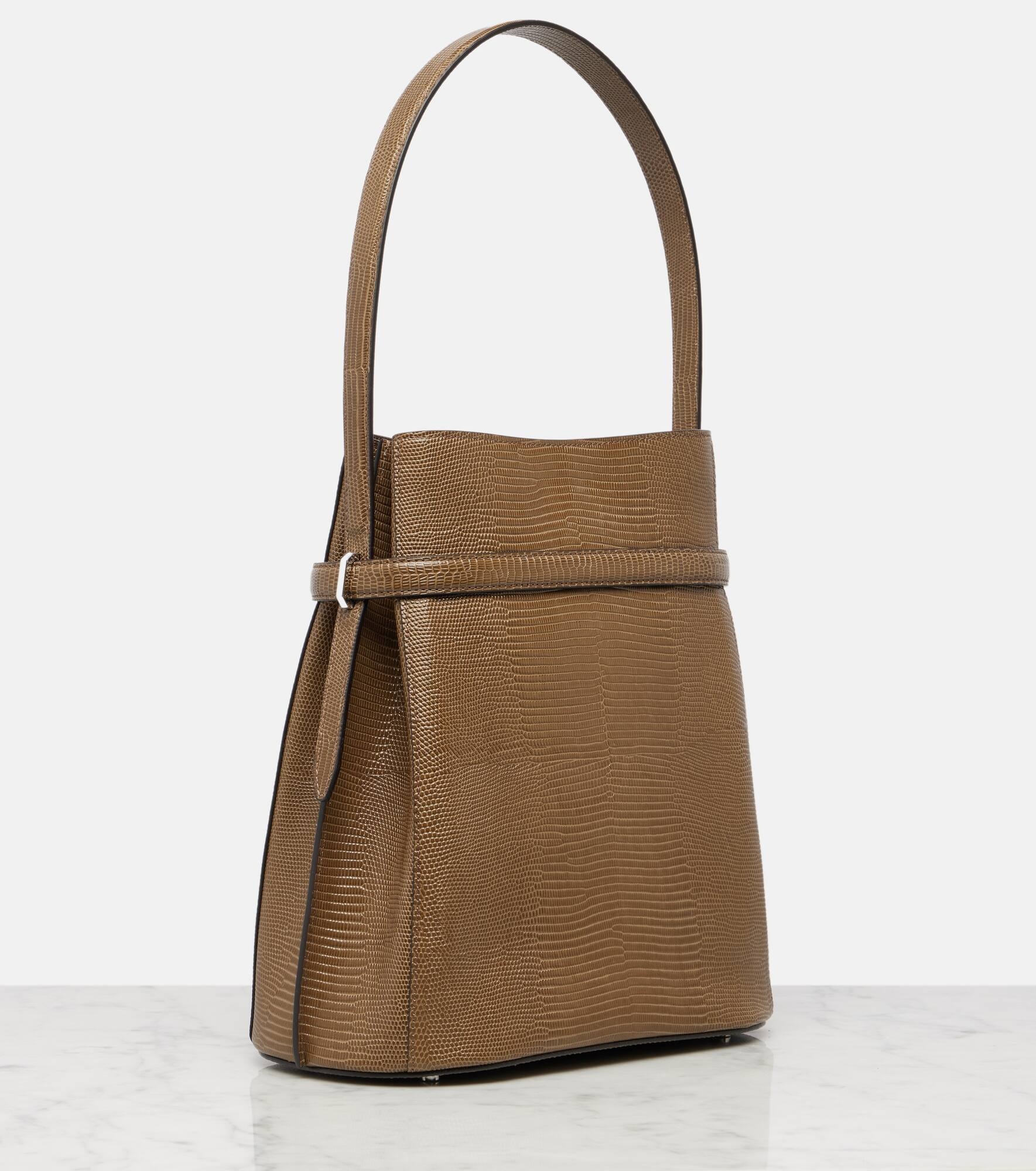 Leather bucket bag - 4