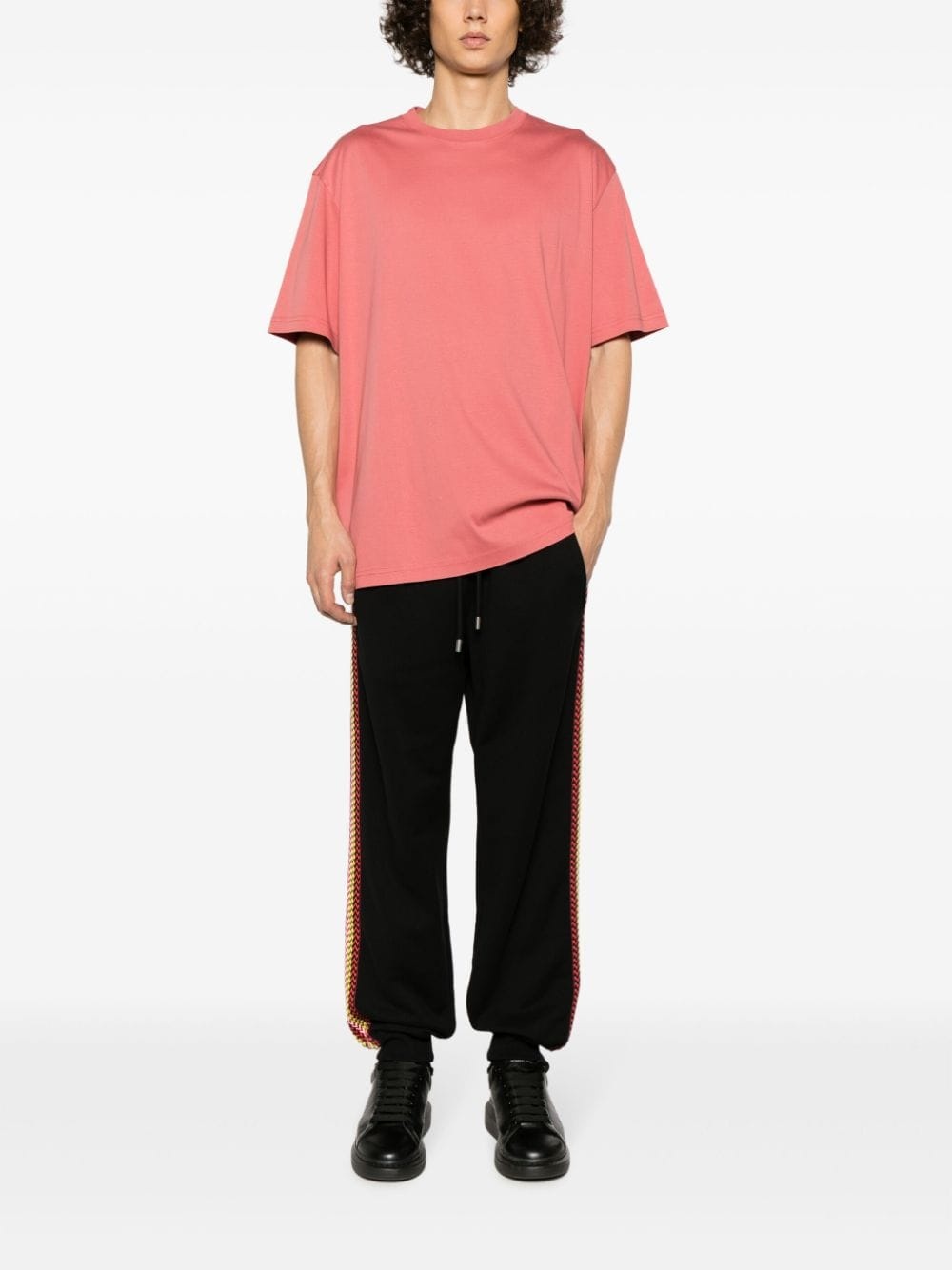 logo-embroidered cotton T-shirt - 2