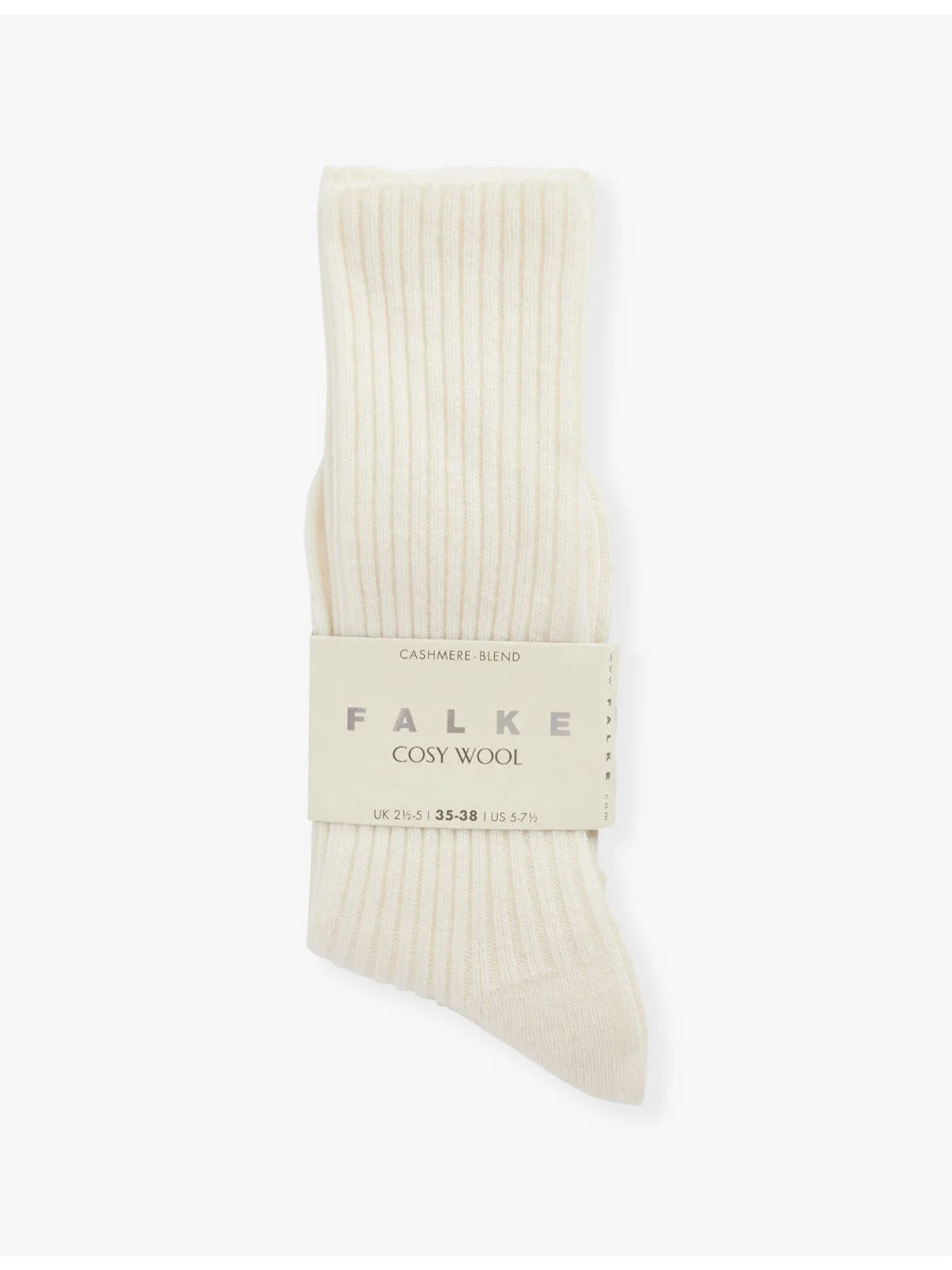 Cosy Wool ribbed knit socks - 1