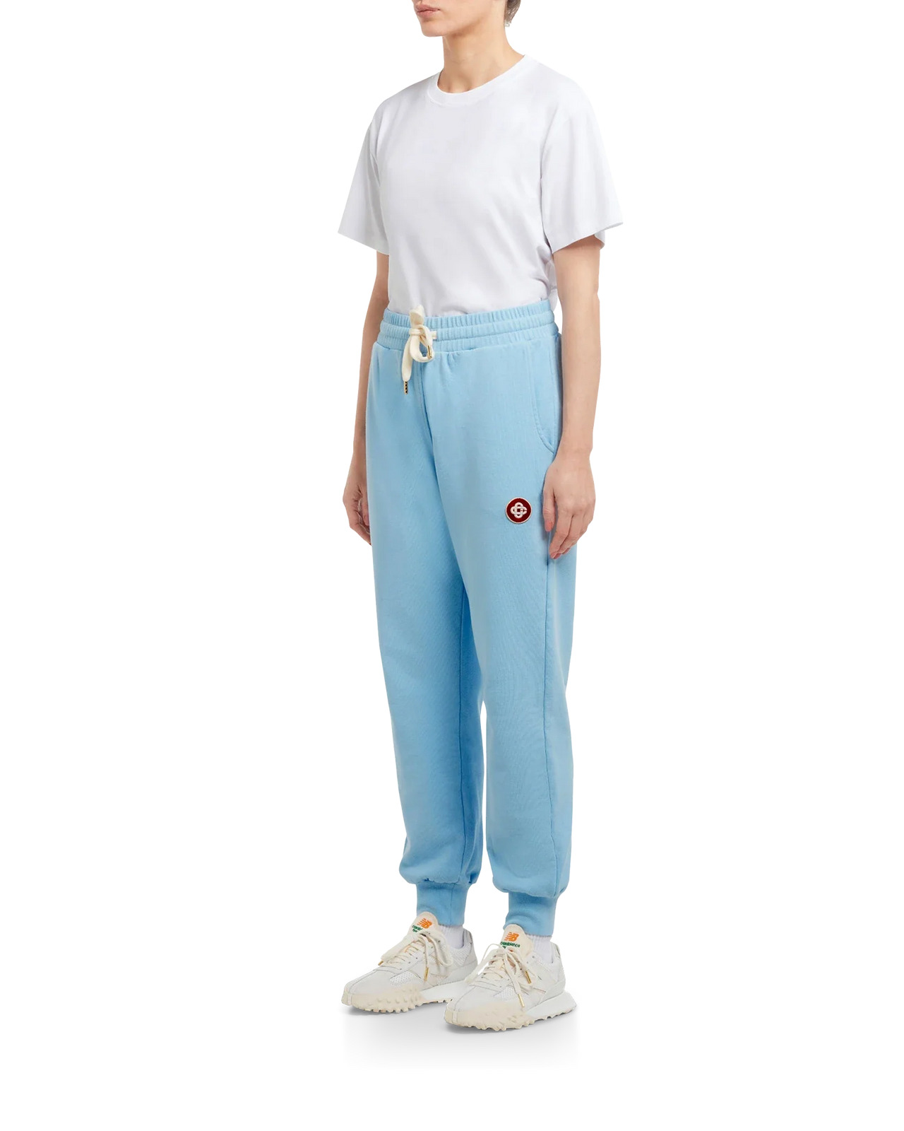 Blue Logo Patch Sweatpants - 3