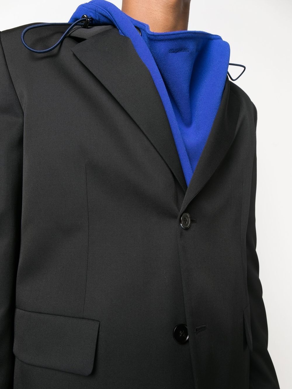 slim-fit single-breasted suit - 5