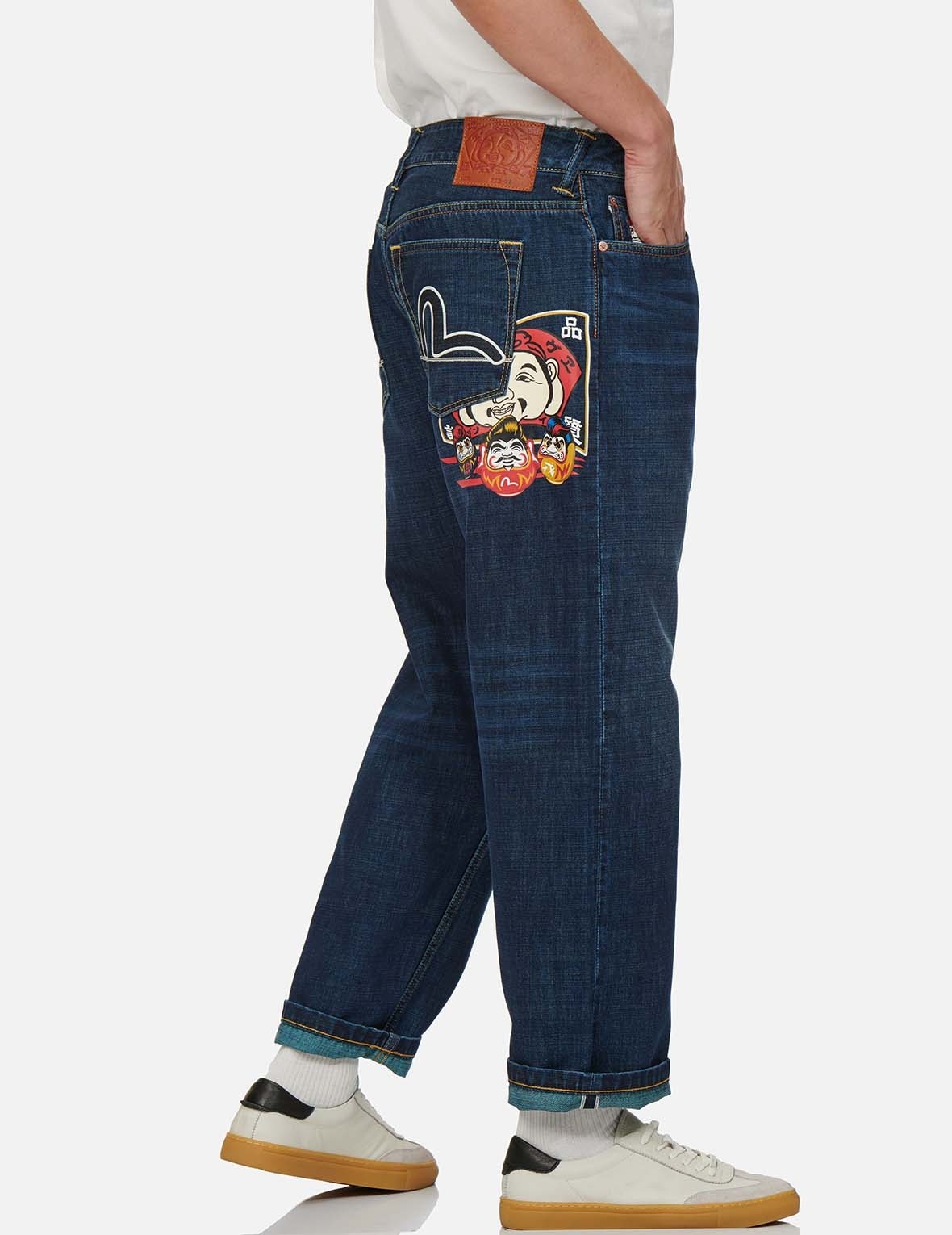 GODHEAD AND DARUMA STRAIGHT LEG JEANS - 9