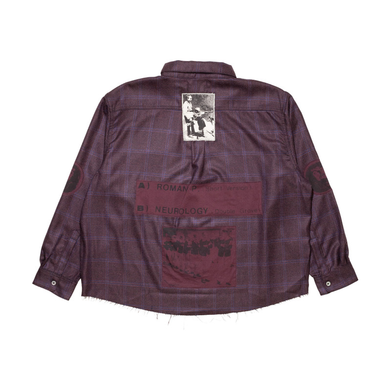 Enfants Riches Déprimés CASHMERE ASSEMBLAGE SHIRT (HOLIDAY EXCLUSIVE) outlook