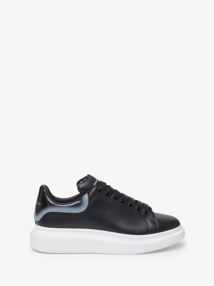 Men's Oversized Sneaker in Black/silver - 1