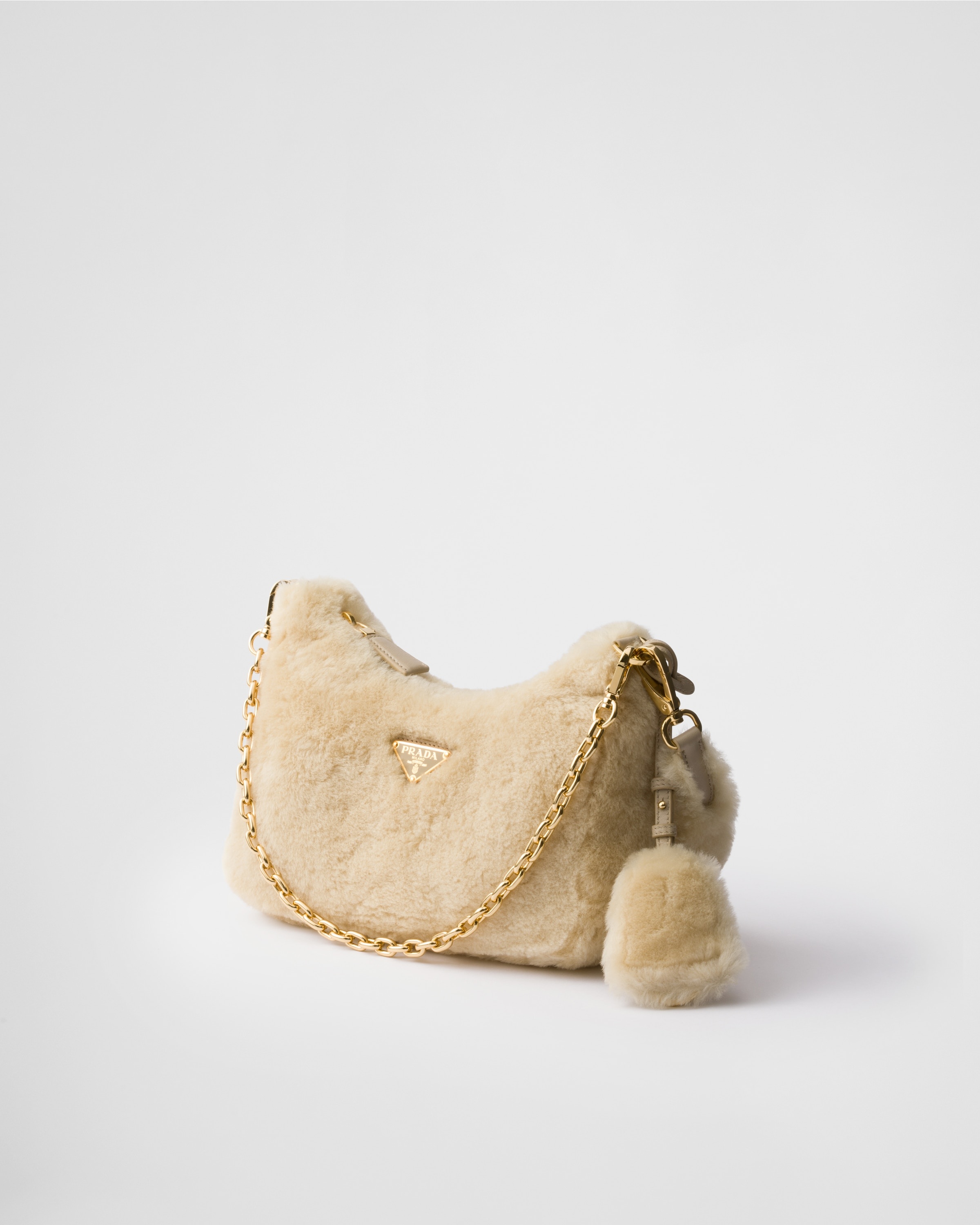 Prada Re-Edition shearling mini-bag - 2