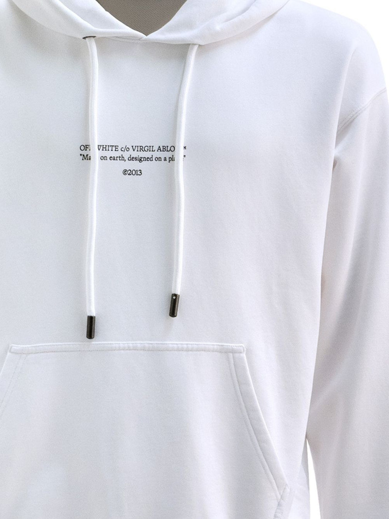 Off-White logo-detail hoodie outlook
