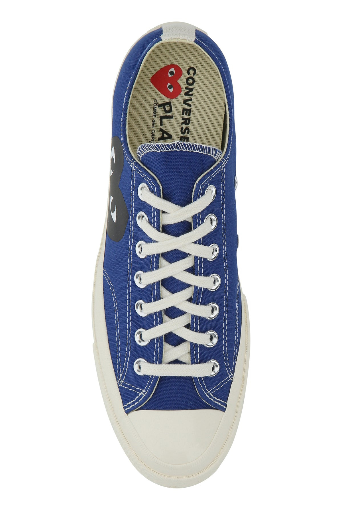 Blue canvas sneakers - 4