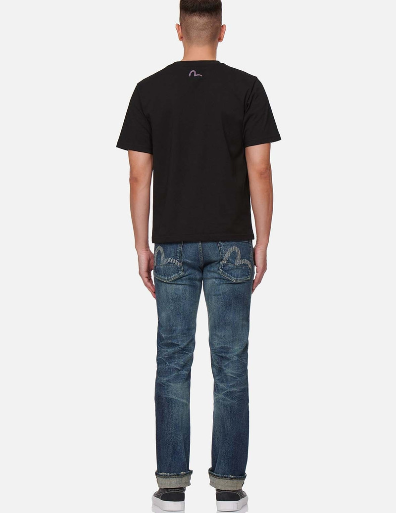 EMBROIDERED PATCH WIDE LEG JEANS 6