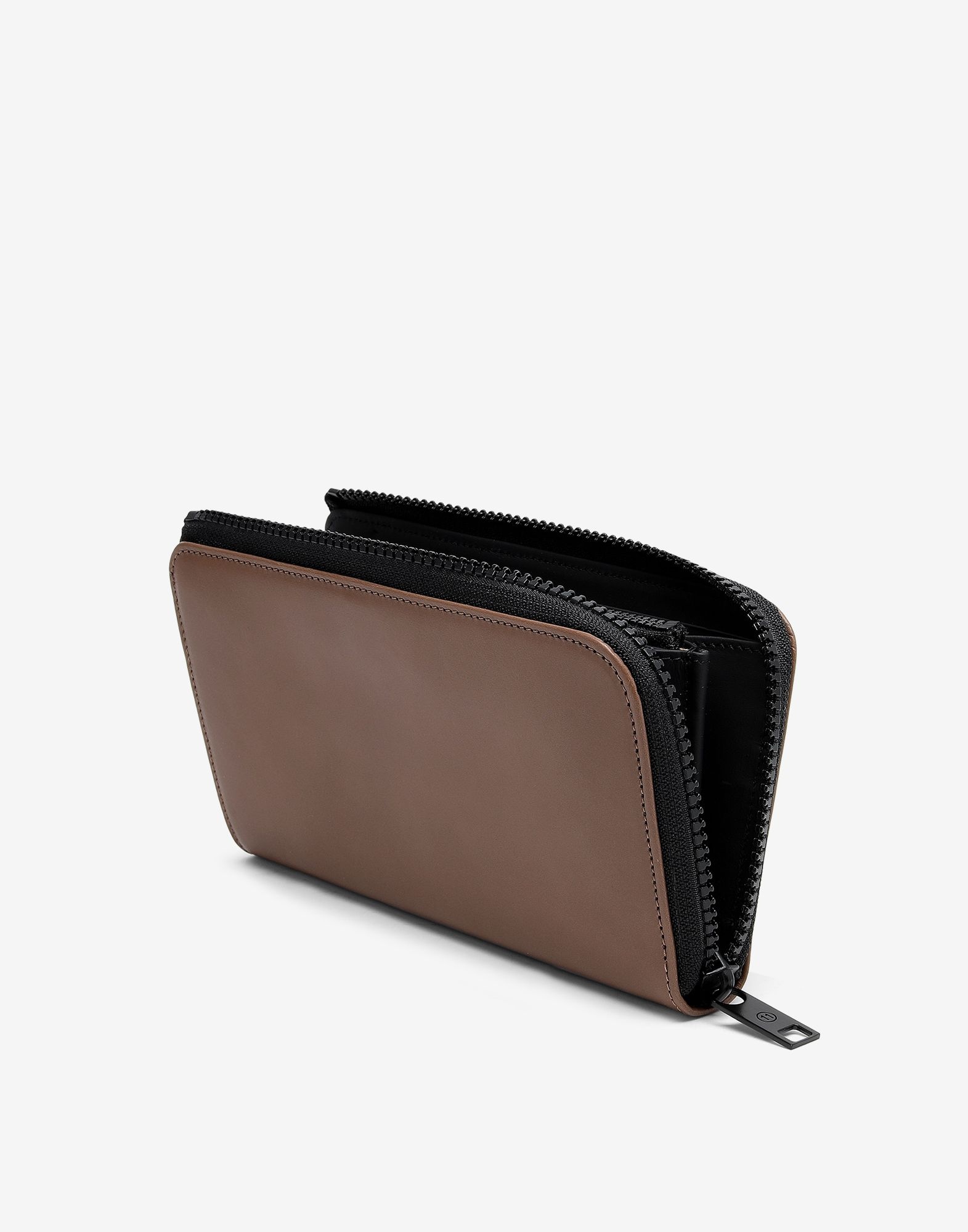 Leather zip wallet - 3