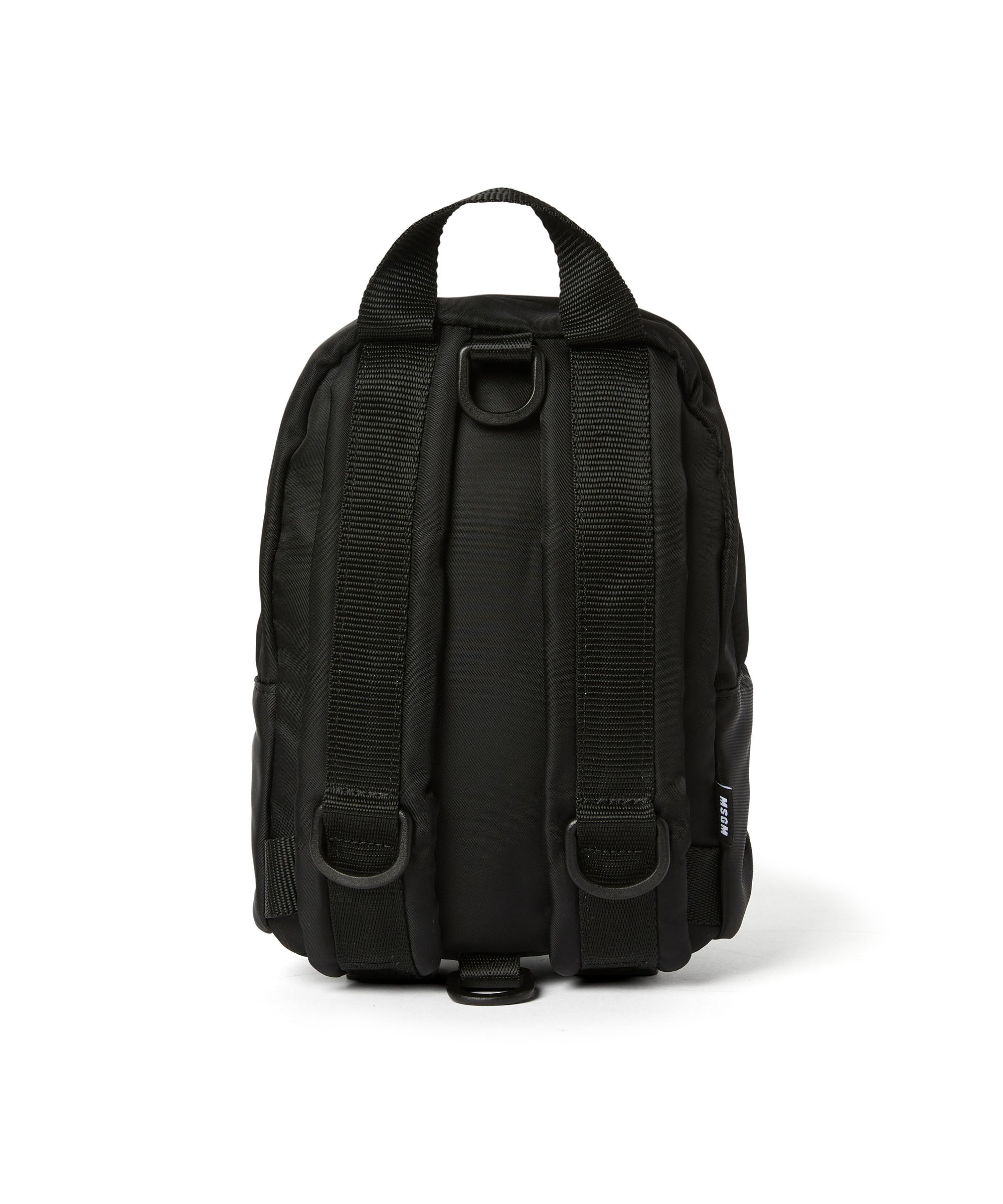 MSGM signature nylon mini backpack 2