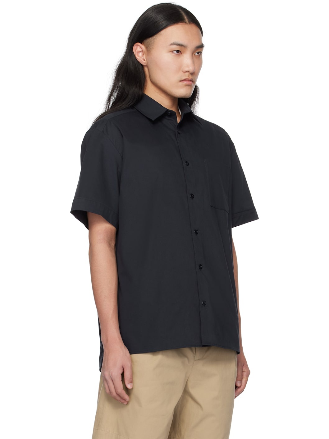 Navy Ross Short-Sleeve Shirt - 2