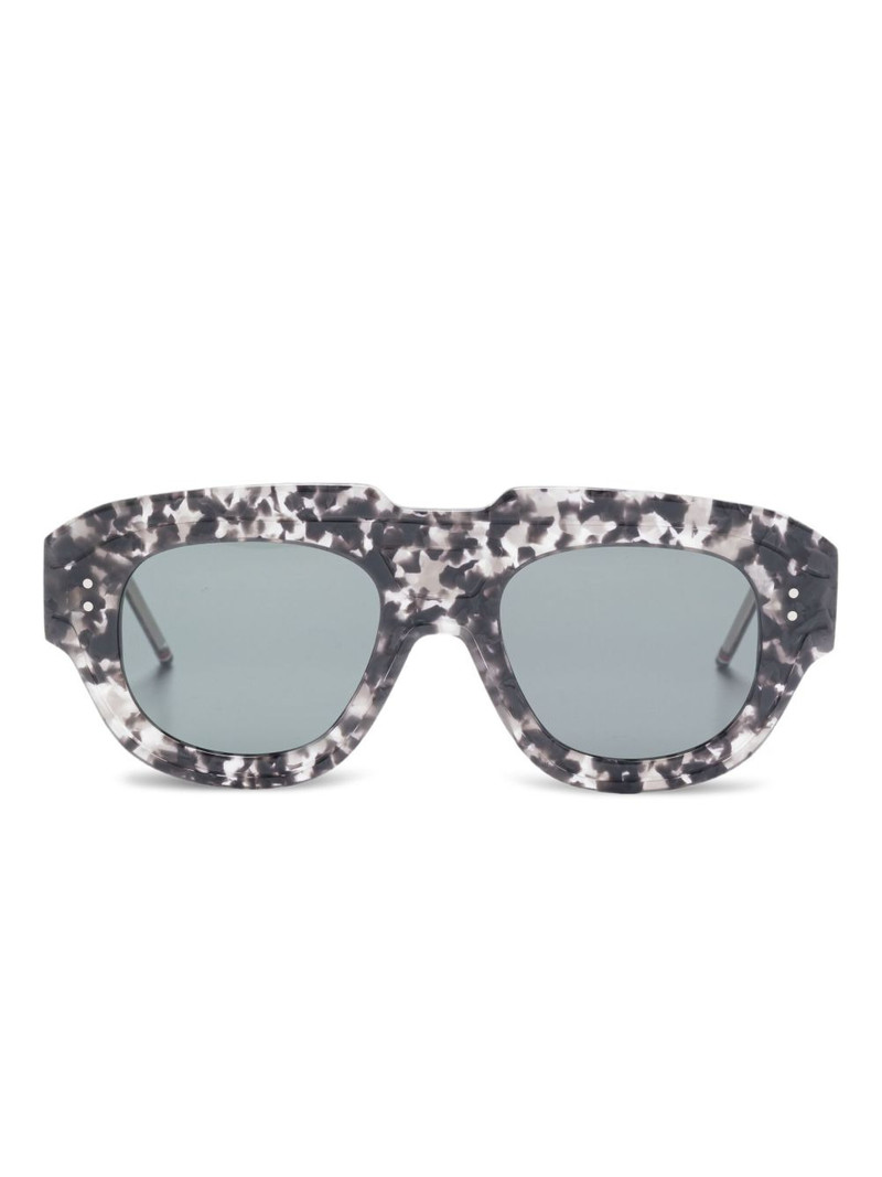 geometric-frame sunglasses 1