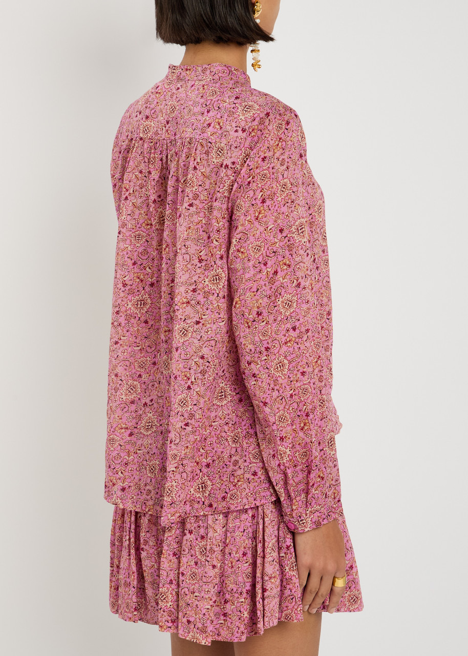 Isabel Marant étoile Maria Printed Cotton top - 3