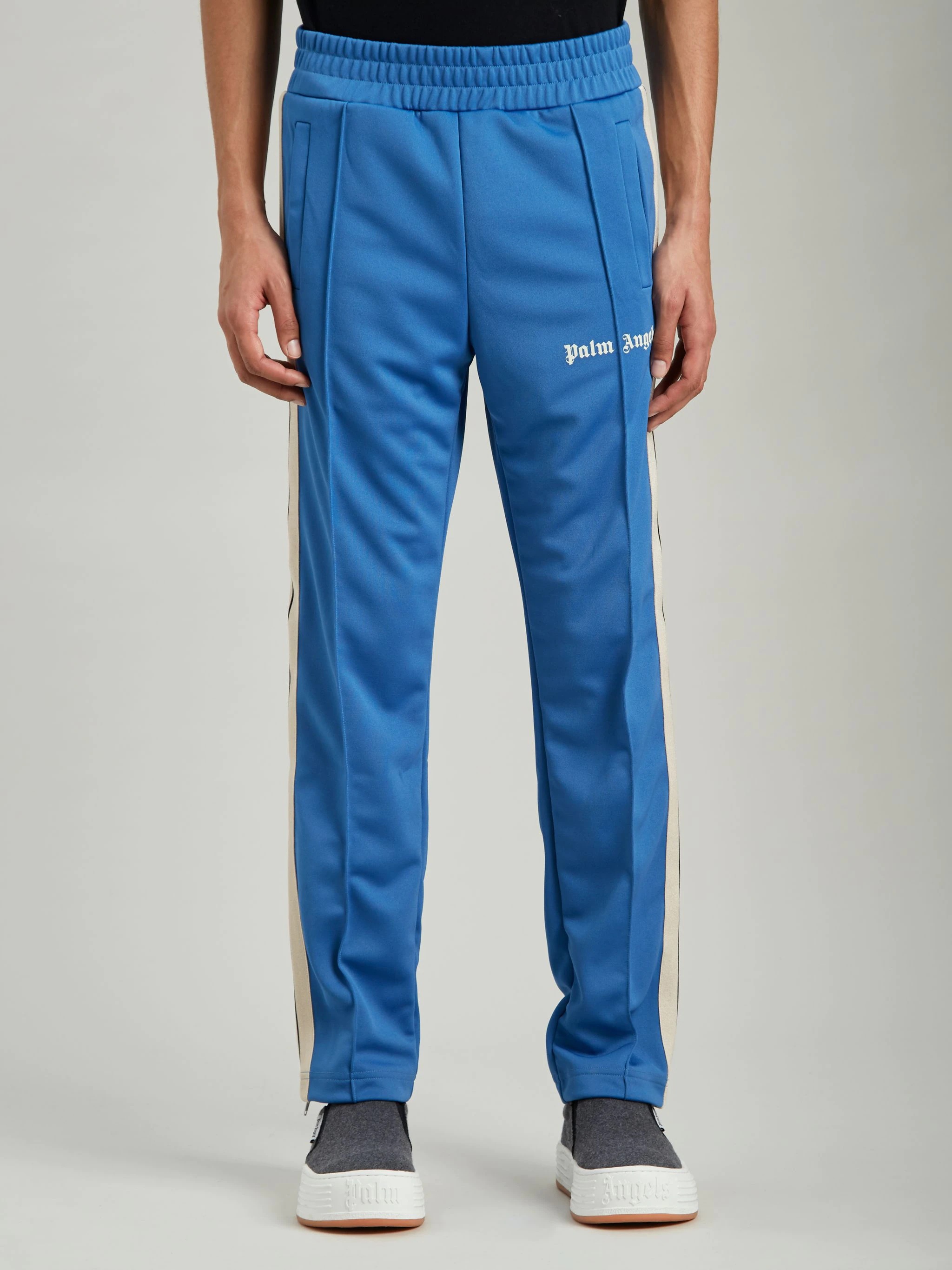 BLUE TRACK PANTS - 3