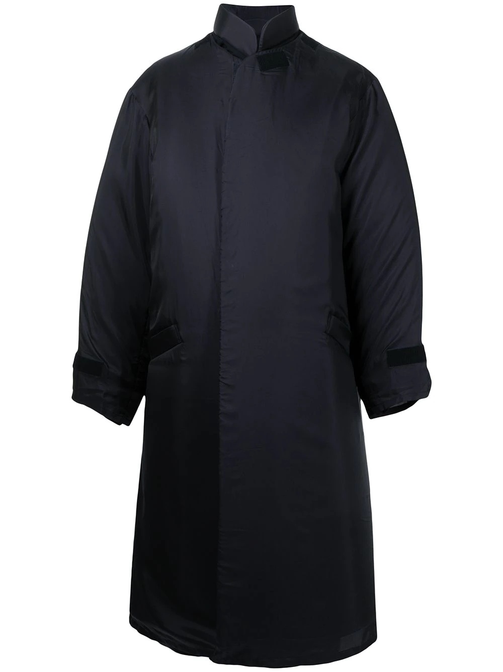 concealed-front fastening coat - 1