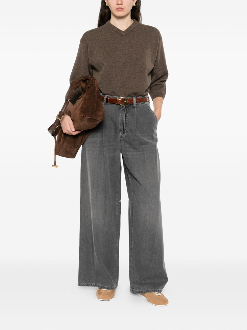 'S Max Mara pleated wide-leg jeans outlook