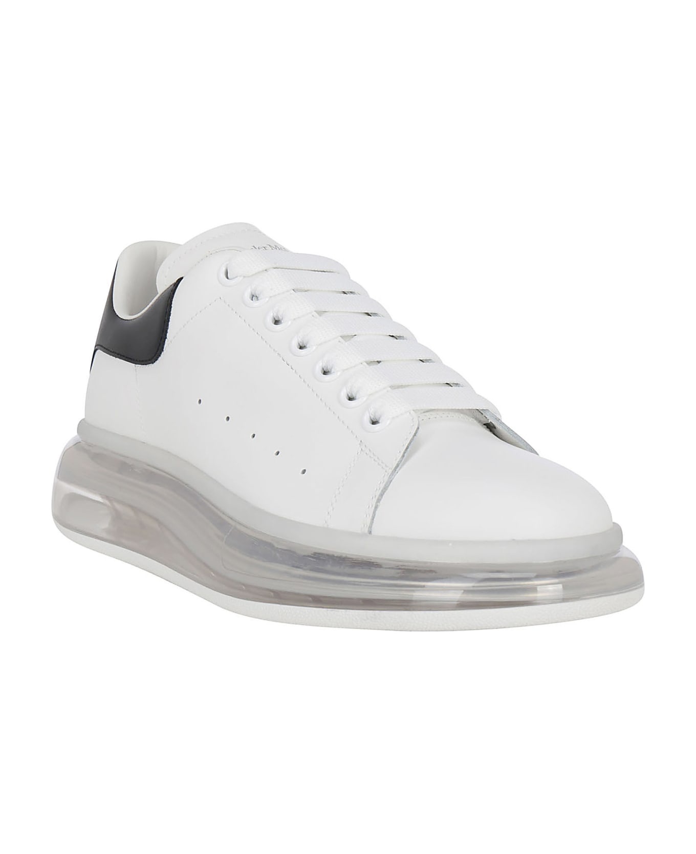 Oversized Sneakers In Leather With Contrasting Inserts - 4