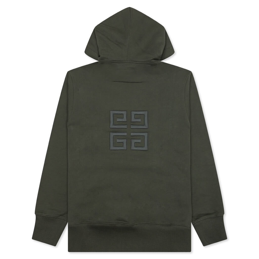 CLASSIC FIT HOODIE - GREYISH GREEN - 2