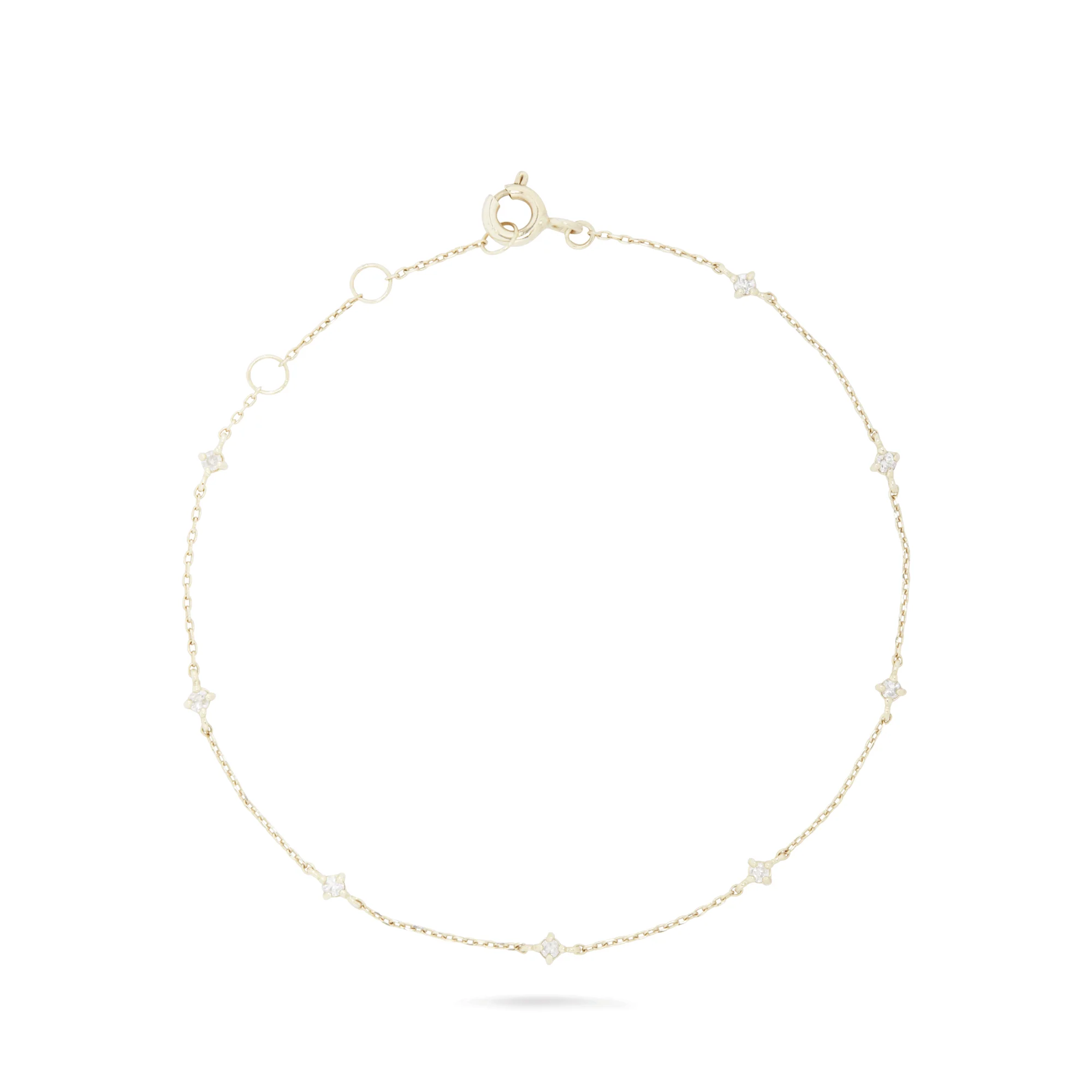 Teeny Diamond Drizzle Bracelet - 1