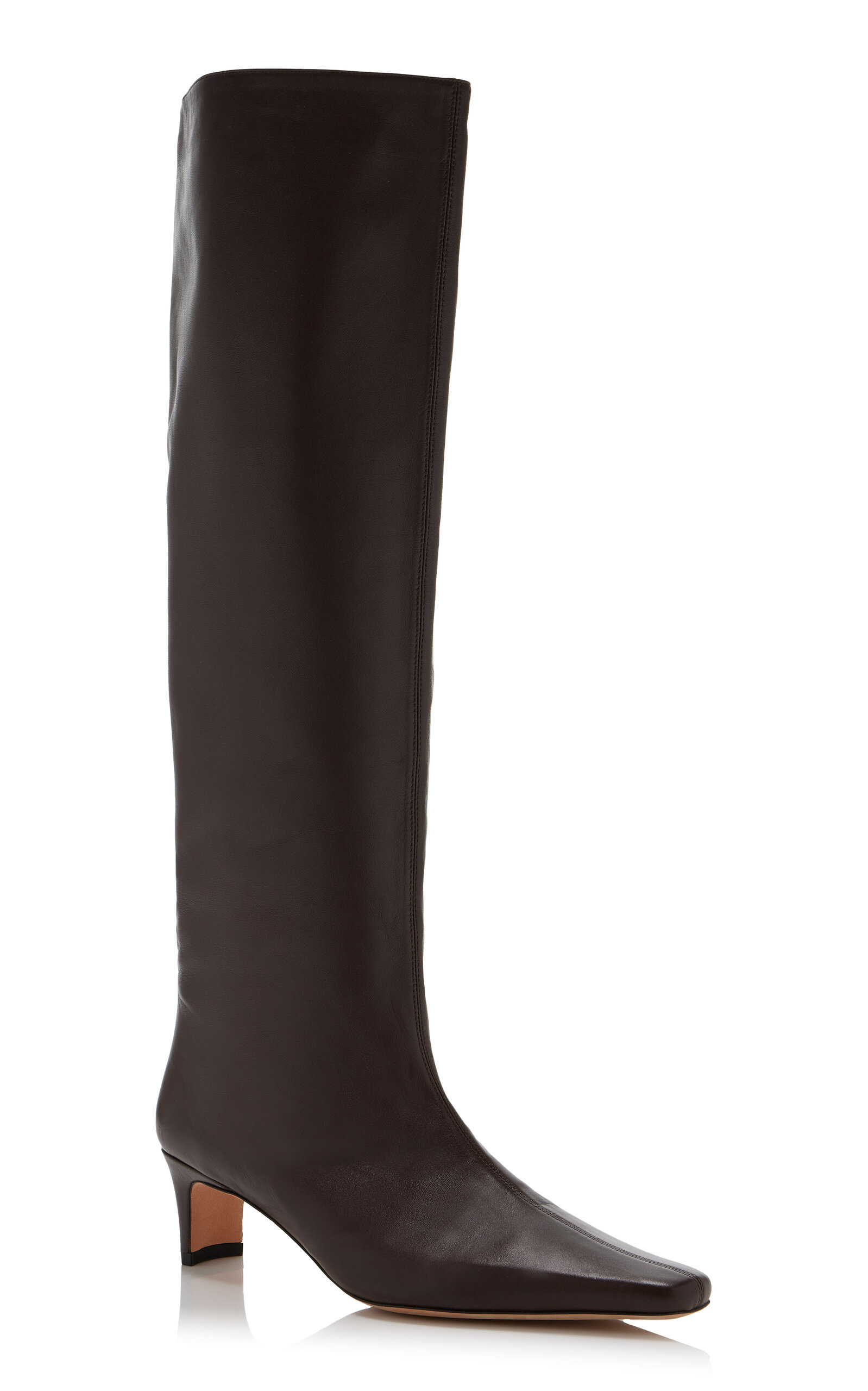 Wally Leather Knee Boots brown - 4