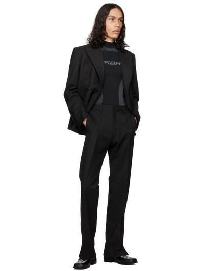 MISBHV Black Tailored Trousers outlook