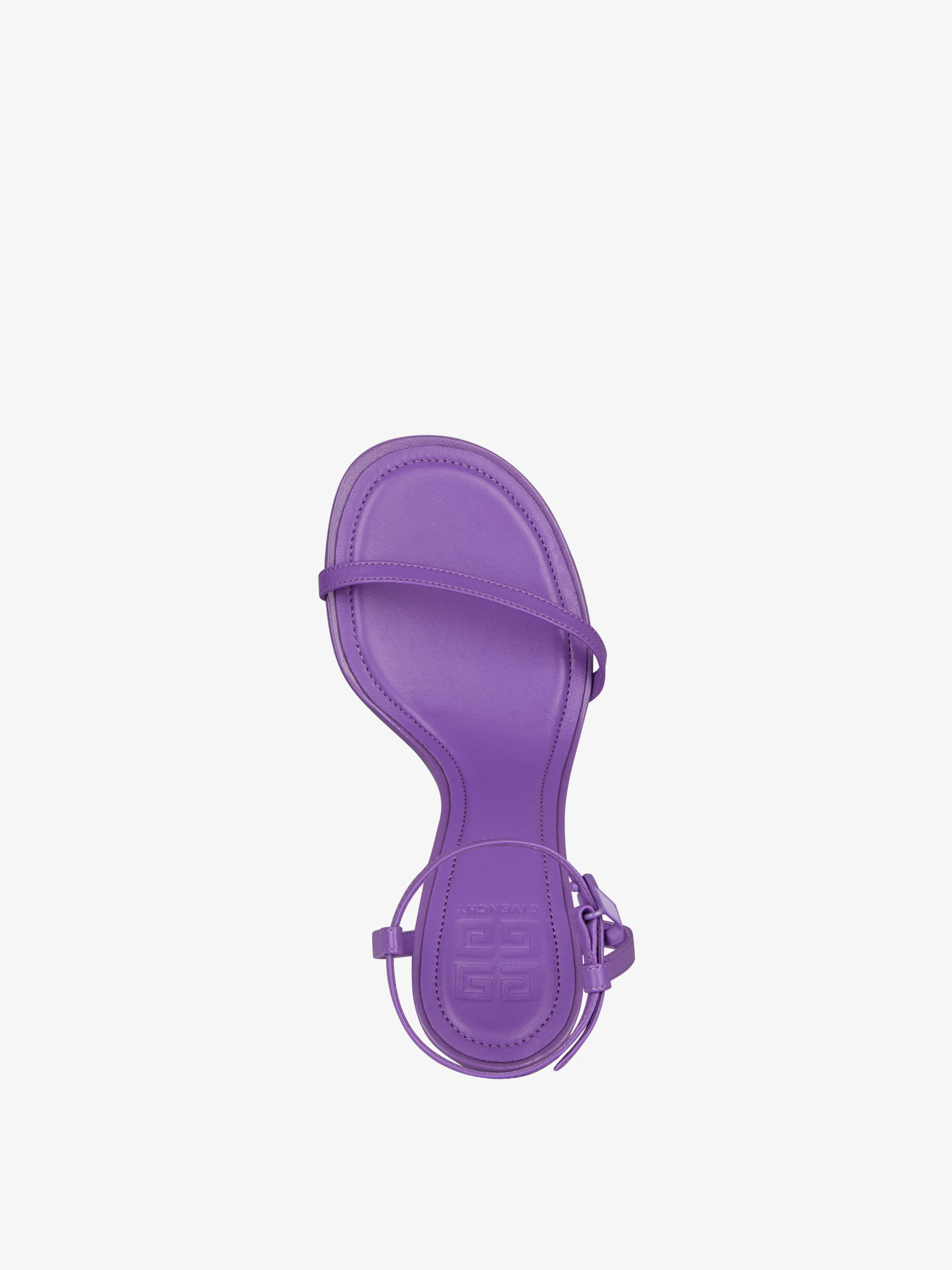 G CUBE SANDALS IN LEATHER - 4