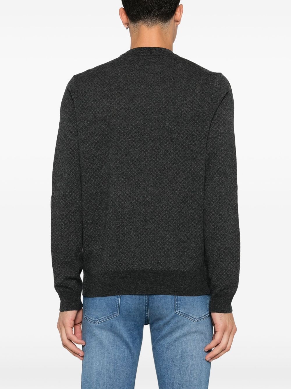 patterned-jacquard sweater - 4