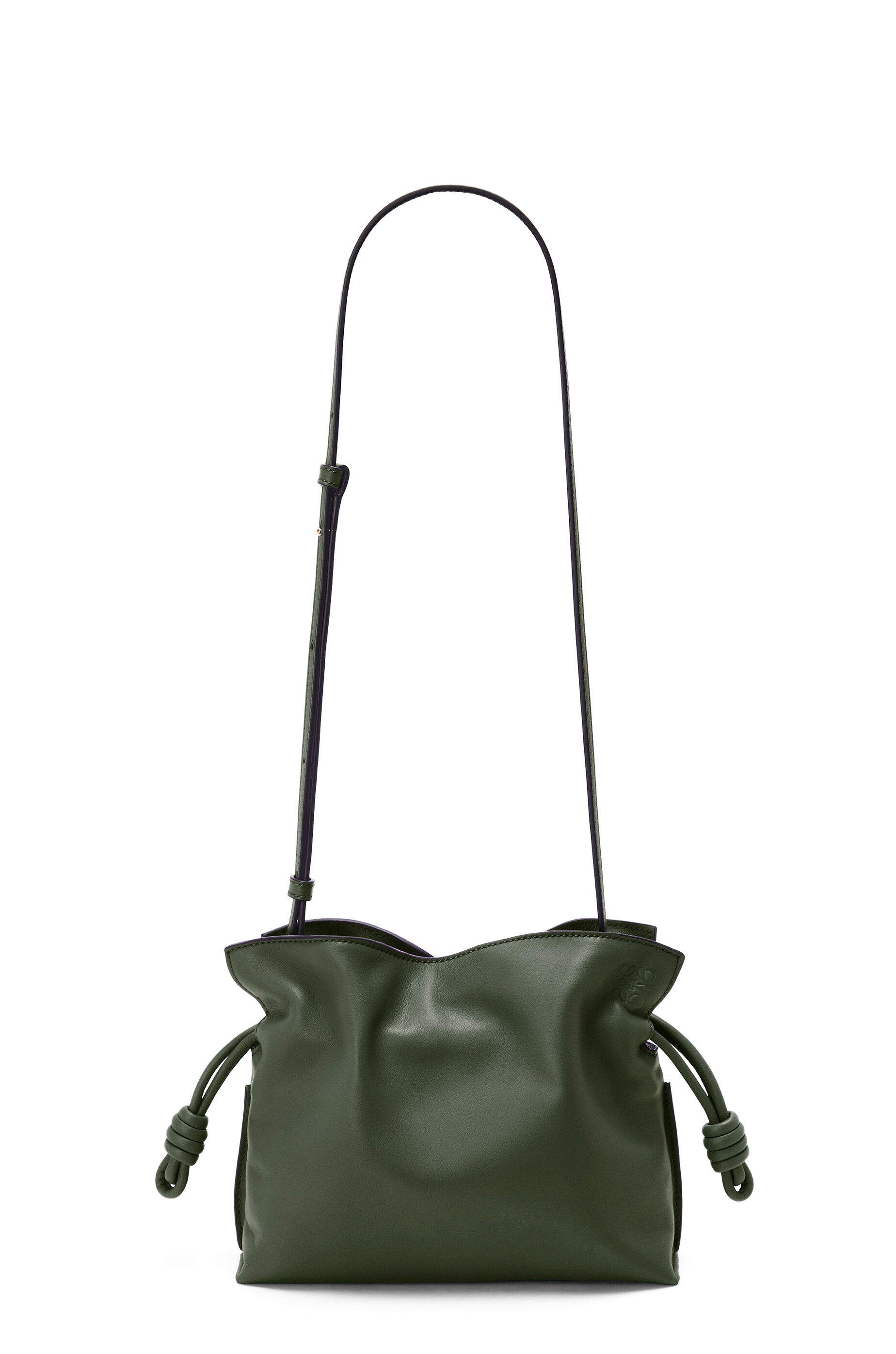 Mini Flamenco clutch in nappa calfskin - 4