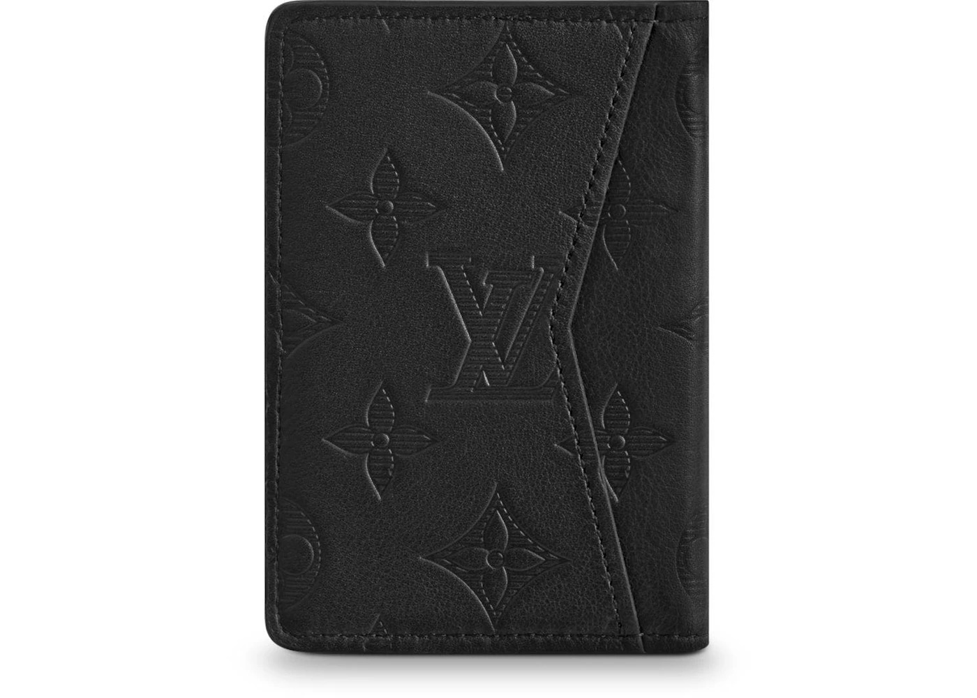 Louis Vuitton Pocket Organizer Monogram Shadow Black - 2