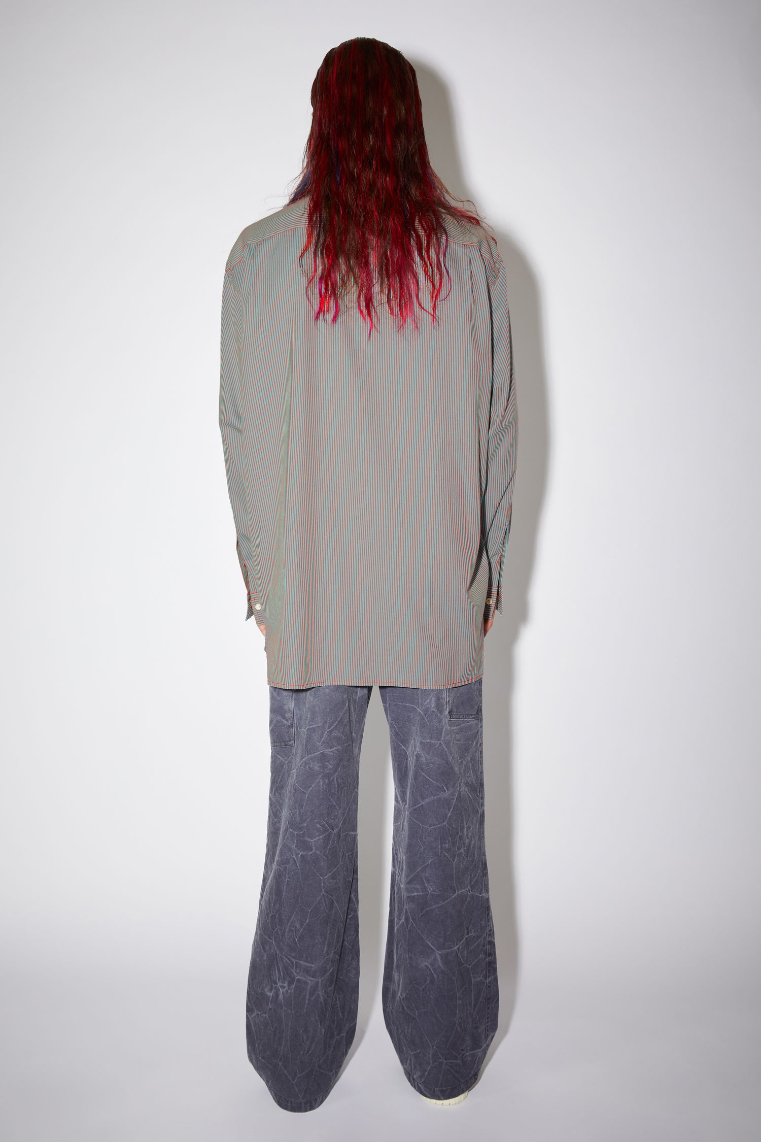 Long sleeve shirt - Turquoise/red - 3