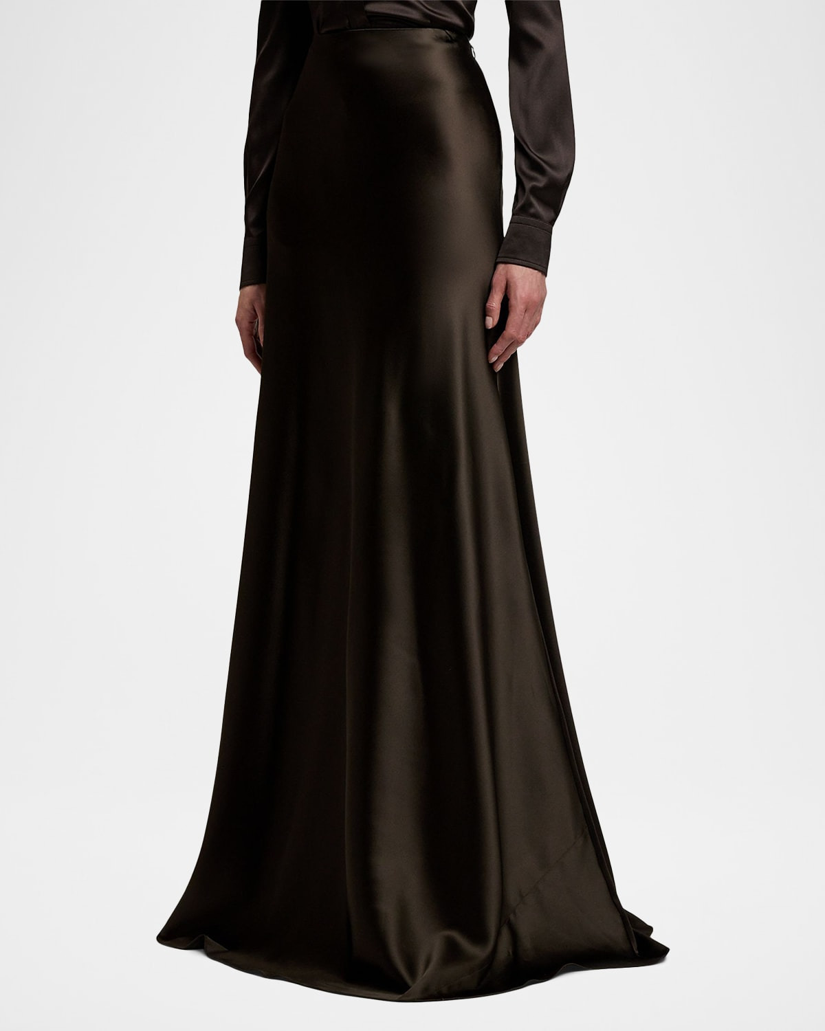 Masina Satin Maxi Skirt - 5